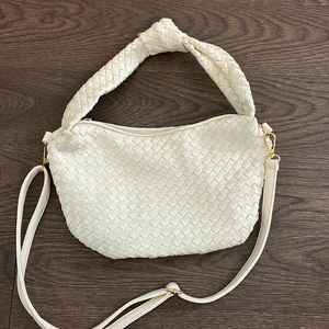 White Woven Bag